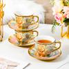 High-End Tea Set Ceramic Coffee Cup Set Scented Tea English Afternoon Tea Flower Home Living Room Office