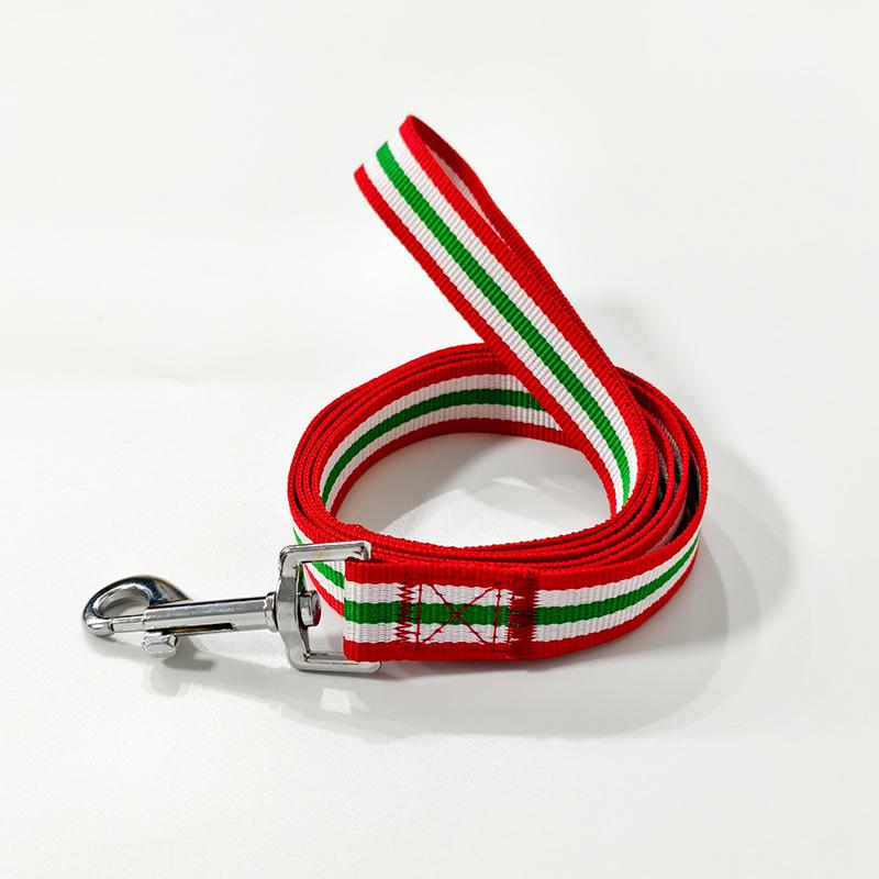 Pet polyester leash network yarn dog leash Golden Retriever Labrador medium and large dog out walking dog leash