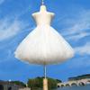 Lolita 35cm Four-Layer Soft Tulle Petticoat Underskirt for Daily Tai Chi and Maid Cosplay