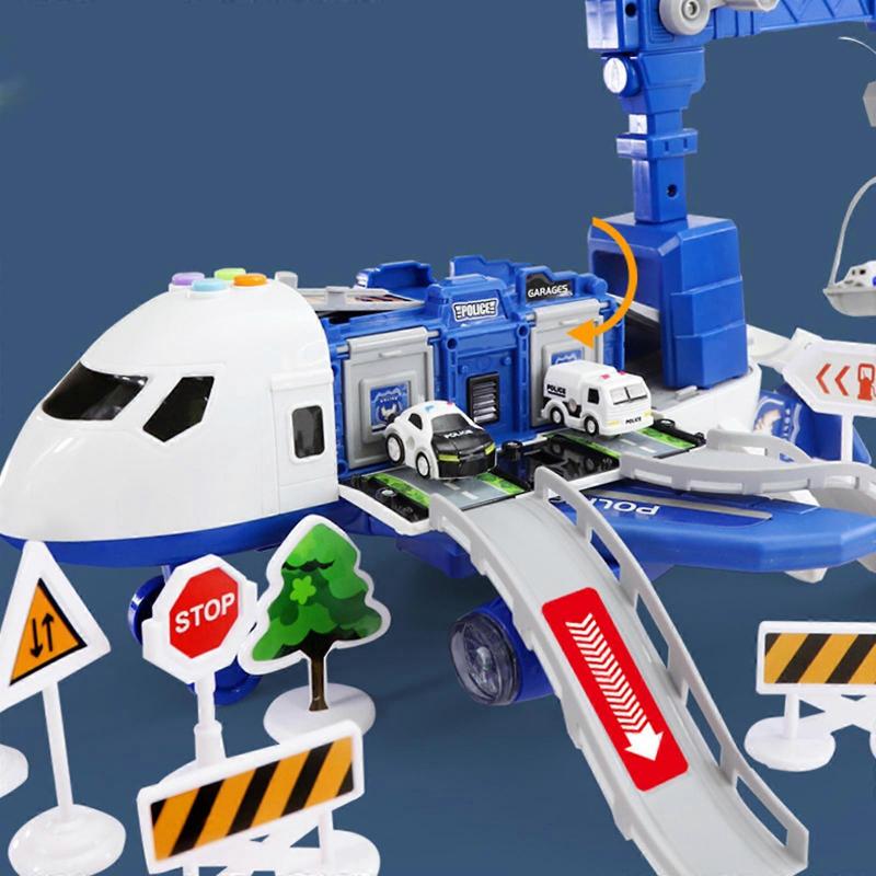 Megaplane Toy, Kiddycorner Megaplane, Transportation Airplane Car Toy Set