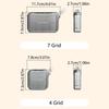 4/7 Grids Portable Pill Box Damp-Proof Food-Grade Sealed Pill Dispenser Large Capacity with Handle Travel Medicine Case