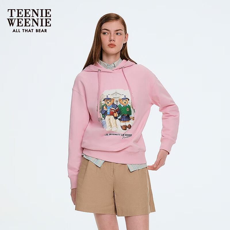 Teenie Weenie Bear Women's Hooded Long-Sleeve Sweatshirt