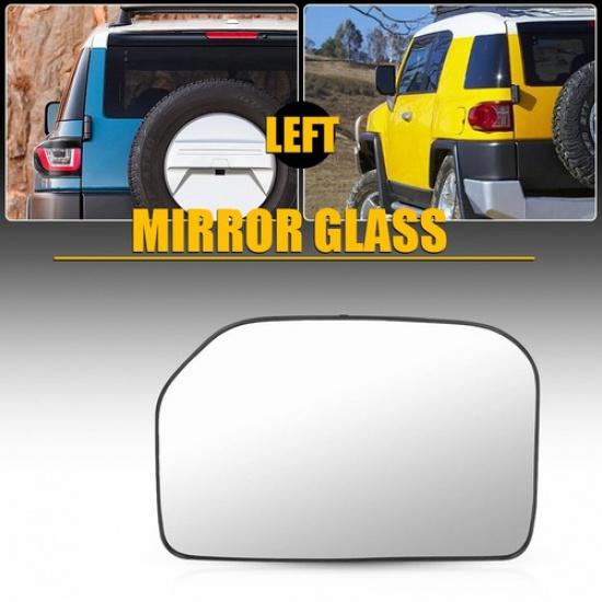 Driver Side Glass Mirror Assembly For 2007-2014 Toyota FJ Cruiser Non-Heated LH