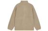 New Balance Velvet Jackets Unisex Khaki Stand Collar Moderate AMJ13346-DWW