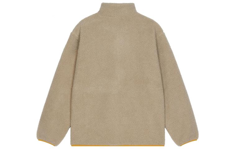New Balance Velvet Jackets Unisex Khaki Stand Collar Moderate AMJ13346-DWW