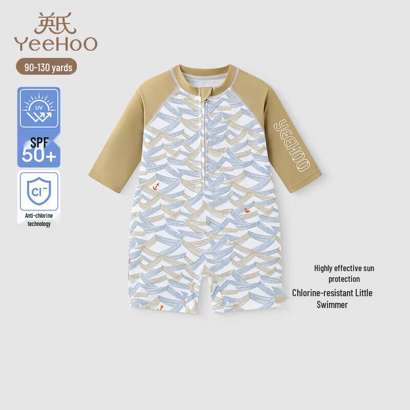 YEEHOO Children s Short-Sleeve One-Piece Swimsuit 120