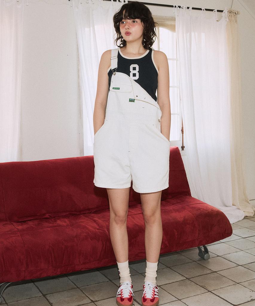 GREENBUTTER No.8 Applique Sleeveless (Navy)