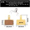 1 Pair Wear-resistant Disc Brake Pads Bicycle Accessories Copper Based