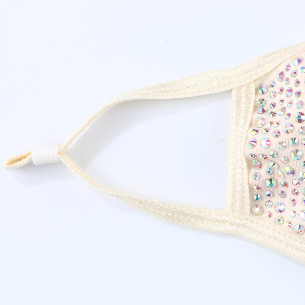 Adult Fashion Reusable Windproof Fog Haze Mask Diamond Mask for Women