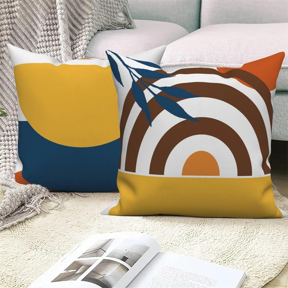 Geometric Pattern Throw Pillow Cover Home Decor Sofa Decorative   Nordic Abstract Art Cushion