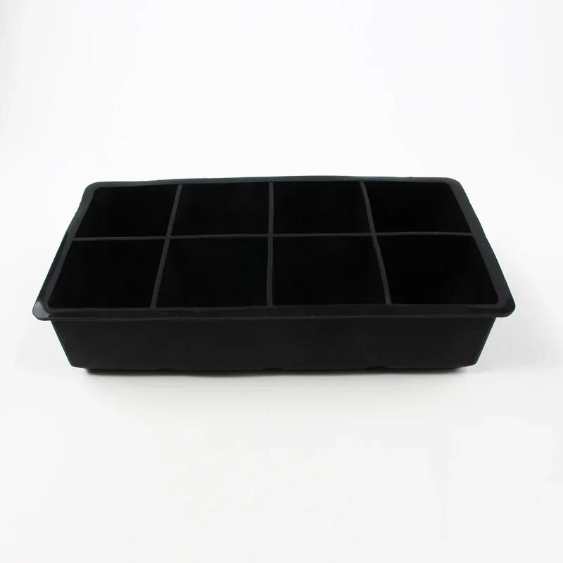 4/6/8/15 Grid Big Ice Tray Mold Food Grade Silicone with Lid Giant Ice Square Tray Summer DIY Ice Maker Home Bar Ice Ball Molds