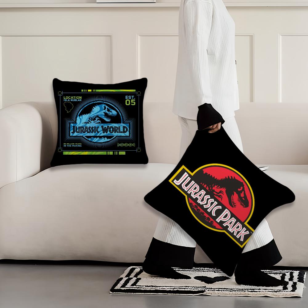 Copricuscino J-Jurassic Moive P-Park Morbidi Custodie per Cuscini per Arredamento Divano in Stile Rustico Decorazioni per la Casa e Protettore