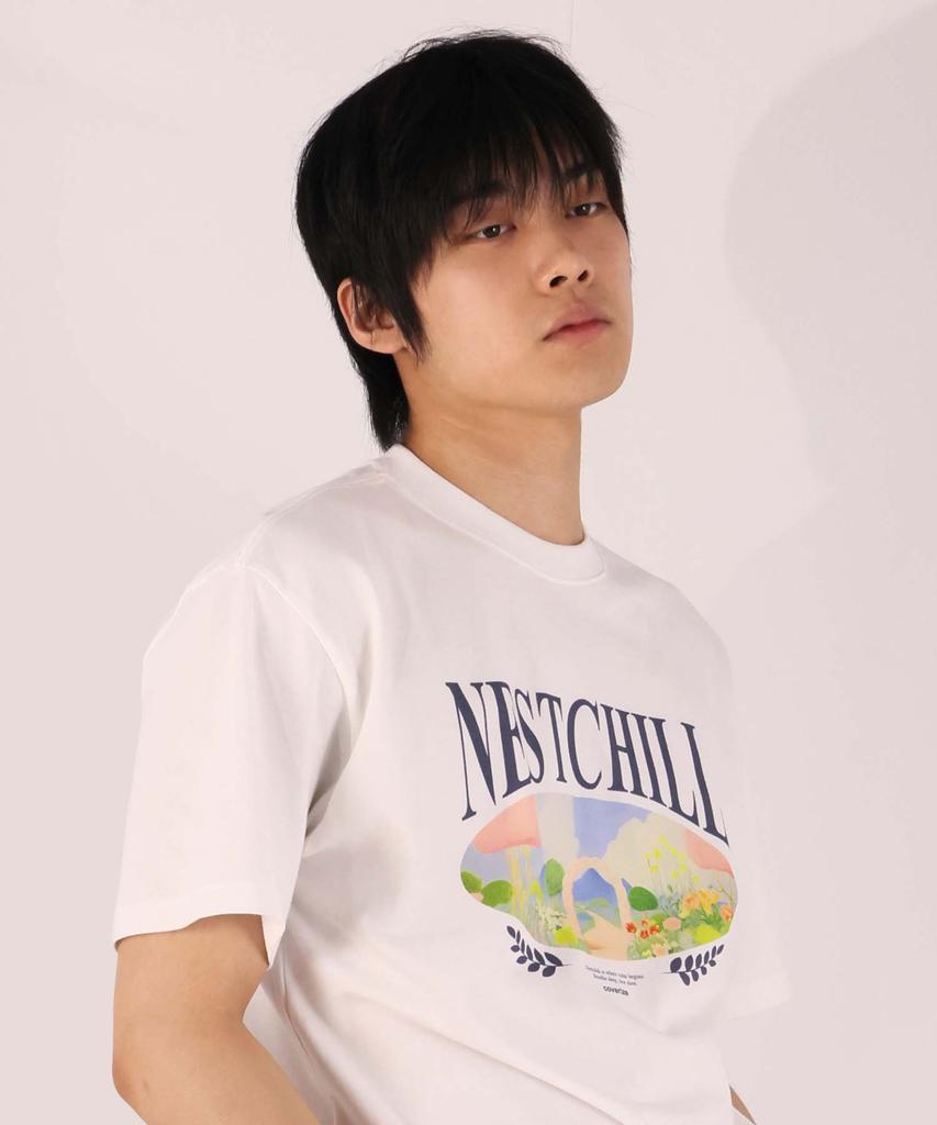 Keobeolaijeu Nestchill Tee (White)