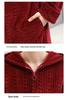 Winter Flannel Hooded Nightgown: Thick Coral Fleece, Long Sleeve, Plus Size, Ready Stock