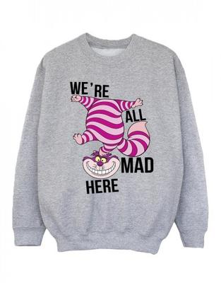 Girls Alice In Wonderland All Mad Here Sweatshirt