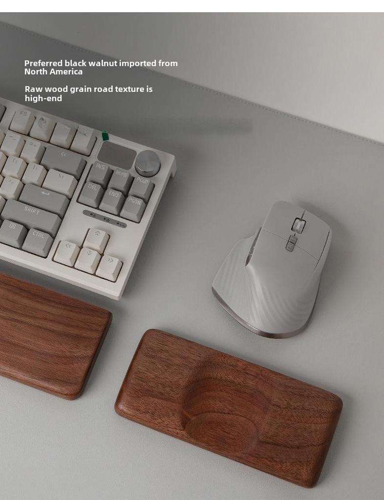 Ergonomisches Maus-Handgelenkstützpad aus Holz – Komfortables Gaming- und Bürozubehör