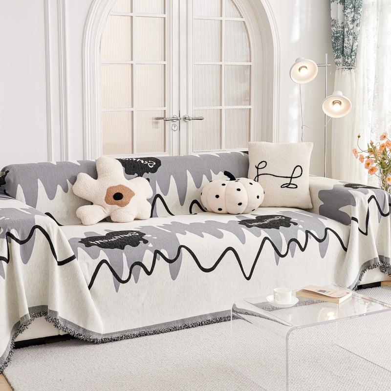 

Чехол для дивана из шенилловой ткани, новый высококачественный четырехсезонный универсальный чехол для дивана с защитой от царапин от кошек 180*420cm