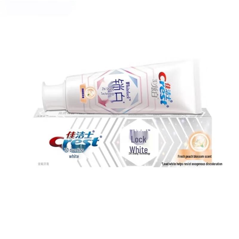 Crest Lock-White Ultimate Fresh Peach Toothpaste