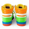 Pristine GUCCI High Cut Sneakers BASKET Vintage Processing Multicolor 37 661310 Used