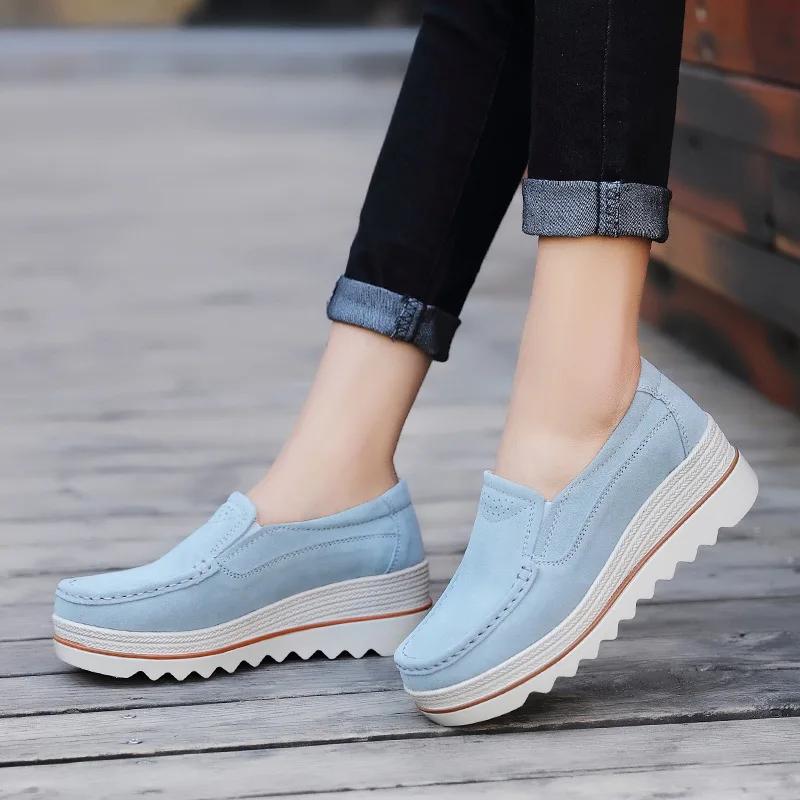 Women Casual Shoes Loafers New Round Toe Solid Female Sneakers Breathable Women Shoes Flats Plus Size Zapatos De Mujer Yyy78