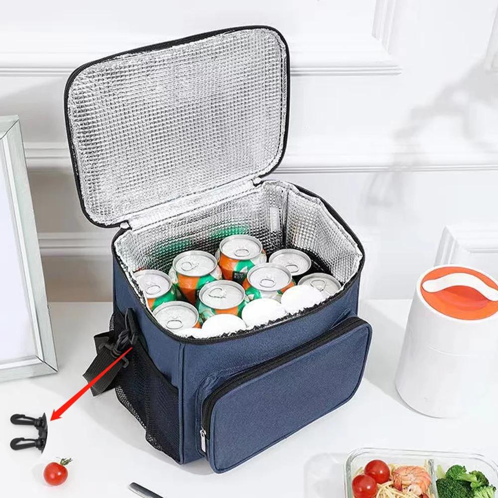 Thermal Organizer Handbag Insulated Lunch Bags Cooler Box for Student Portable Waterproof Camping Storage Boxes Love Printing