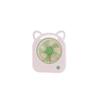 Portable USB Rechargeable Handheld Fan with Cat Ear Design Compact Personal Cooling Device for Home Office Travel Use