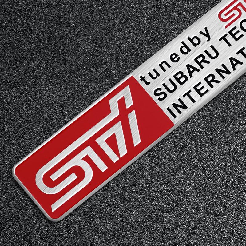 1Pcs Sport VIP Car Emblem Badge Sticker For Subaru STI Forester Impreza Legacy Outback XV BRZ WRX Tribeca X3