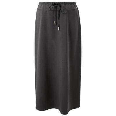 Casual H-Line Elastic Waist Maxi Skirt