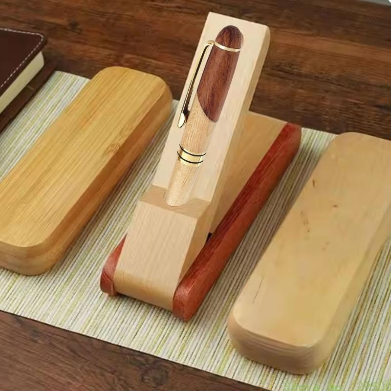 Wood Ballpoint Pen with Metal Pen Clip Business Roller Pen Office Singing Pen For Writing Note Taking Journaling