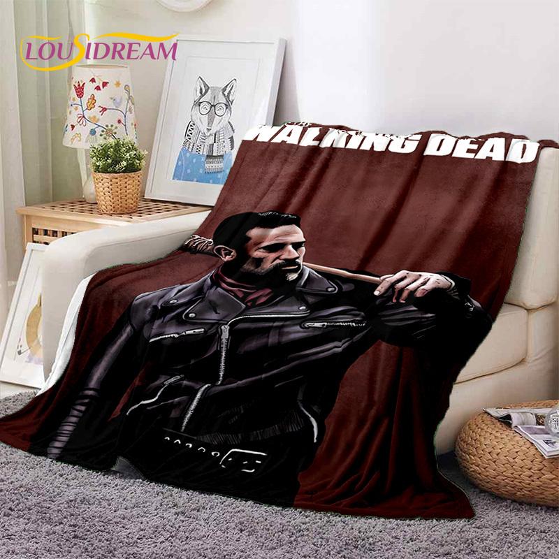 The Walking Dead Lincoln TWD Soft Blankets,Keep Warm Throw Blanket Comfortable Blanket for Picnic Beds Sofa Home Bedroom Gift