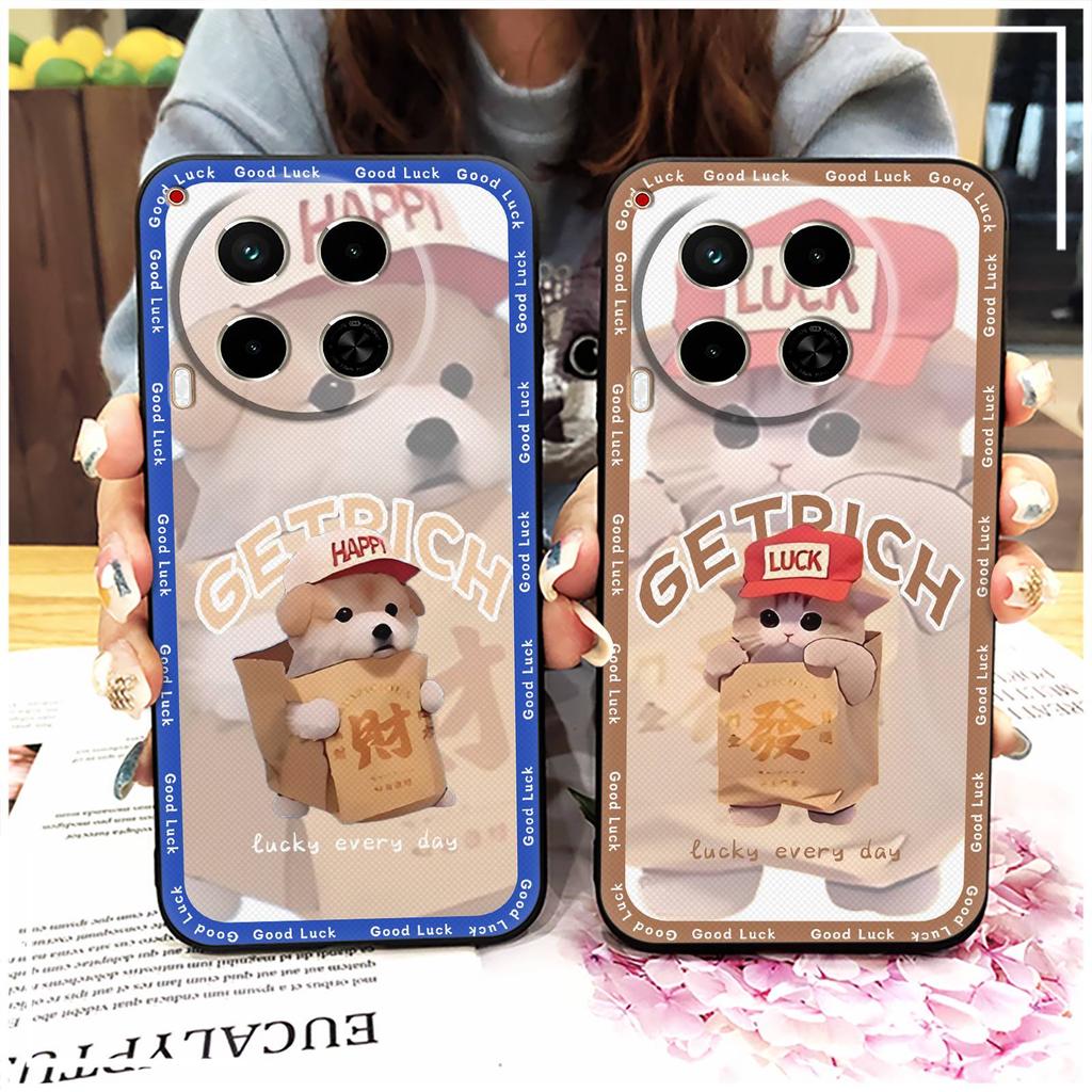 Phone Pouch Couple Phone Case For Tecno Camon30/4G/5G/CL6/CL7 Waterproof Durable Silicone Protective Anti-dust Full Wrap