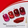 1pc 10ml Red Cat Eye Gel Magnetic Sparkling Glitter Gel Nail Polish Semi Permanent UV Gel For Women No Include Magnetic Stick