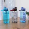 Kunststoff-Fitness-Wasserflasche mit hoher Kapazität und Griff - Hitzebeständig, für Männer und Frauen
