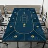 Texas Hold'em Poker XXL PU Leather Gaming Desk Mat | Waterproof Anti-Slip Card Art Mouse Pad for Office Computer Keyboard