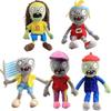 5 Pcs Zombies Plushies Sports Zombies Cosplay Red Cap Sport Skating Flag Zombies Pvz Plush Soft Toys Dolls
