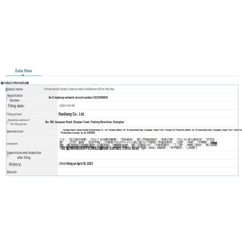 Schwarzkopf Ginger Essence Hair Conditioner