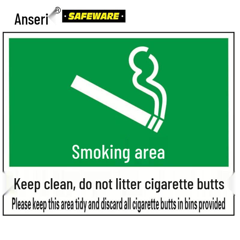 Ansell Smoking Area Sign