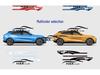 Kompatybilny Ford Mustang Mach-E Pełny Wrap Samochodowy z Naklejką Wyścigową