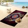 Asciugamano da Spiaggia con Stampa Calcio Burnley, Asciugamano Grande Morbido ad Asciugatura Rapida per Spiaggia Campeggio Nuoto