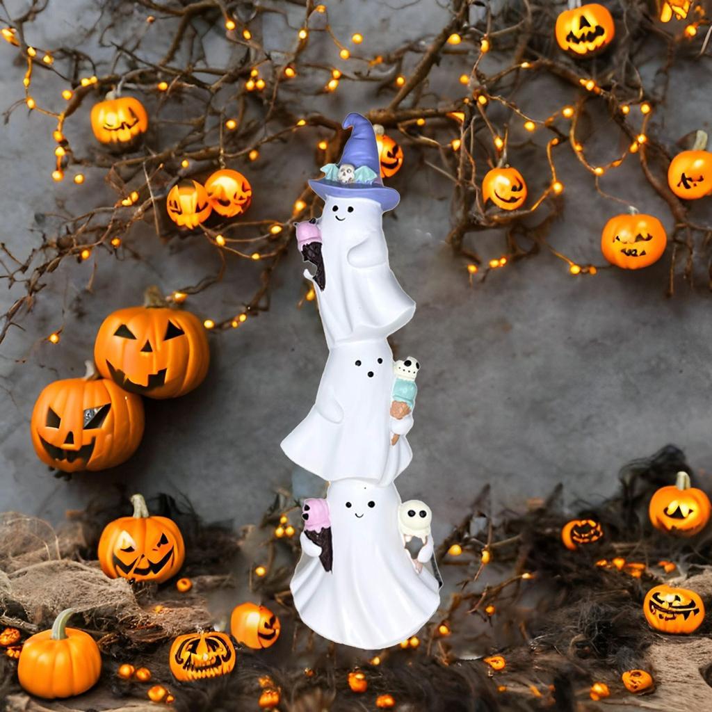 Halloween Three-layer Ghosts Resin Decorative Ornament