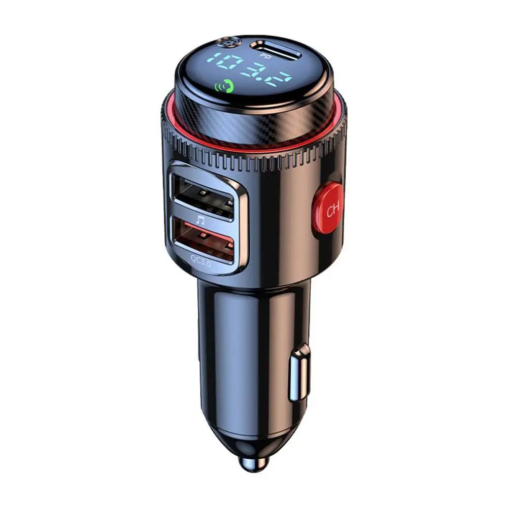 

Новый Bluetooth T23 автомобильный Bluetooth многофункциональный передатчик зарядный адаптер передатчик 5.4 Fm радио автомобильный Y2k1