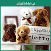 Adorable Porte-clés Peluche Chien Teddy Animal en Peluche Miniature Accessoire de Sac 12cm