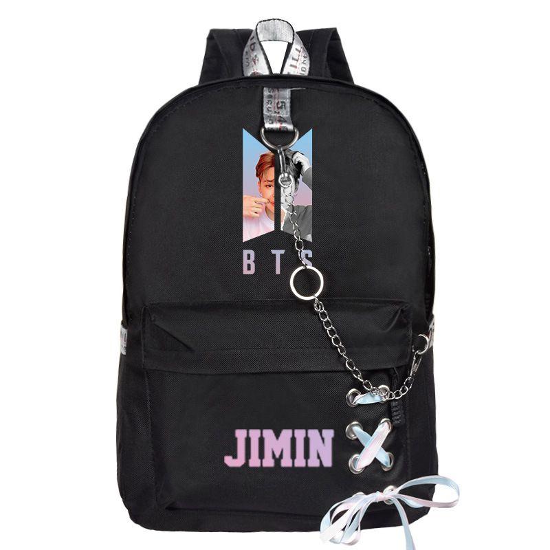 Boys Bts Bangtan Backpack School Bookbag Student Travel Shoulder Bag Rucksack