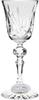Crystal Liqueur Glasses 60ml Frozony Leaf - Handmade