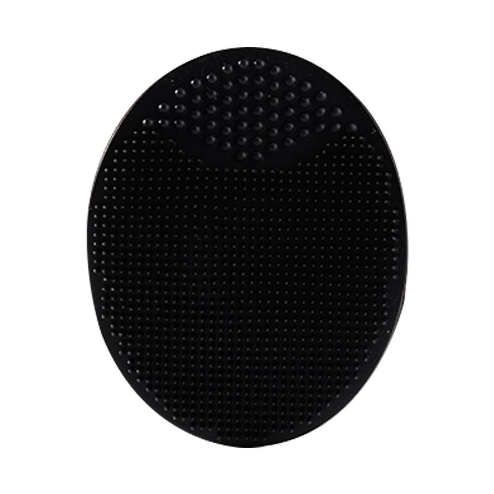 Soft Silicone Face Cleansing Brush Beauty Facial Washing Massage Pad Tool Deep Brushes Exfoliating Care Cleaning Face Black T0G5