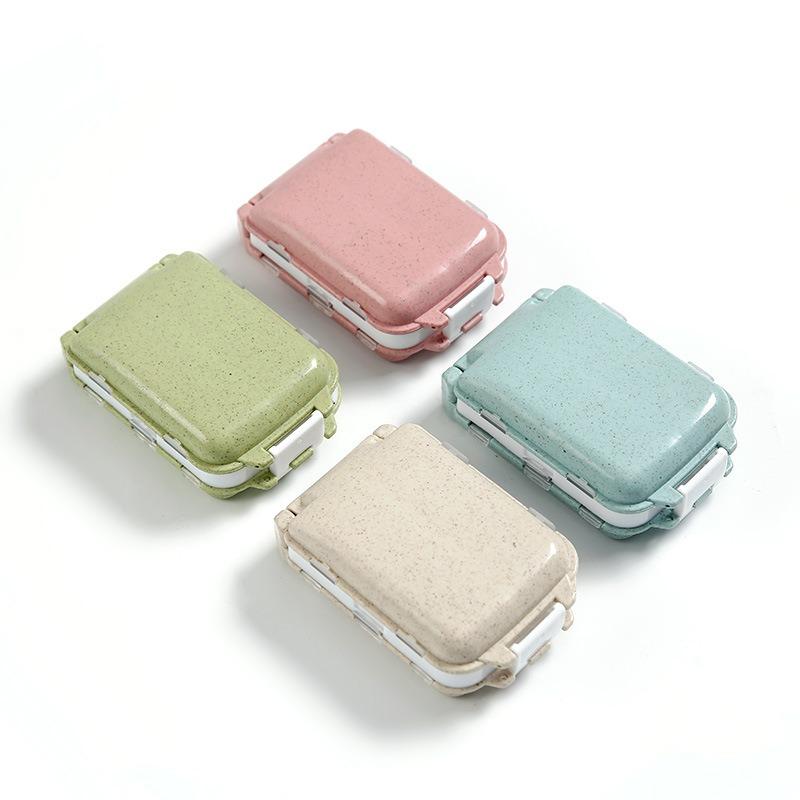 New Portable Weekly Pill Organizer 8 Grids Medicine Pill Box Small Travel Vitamin Cases Container Storage Tablet Fish Oils Tools