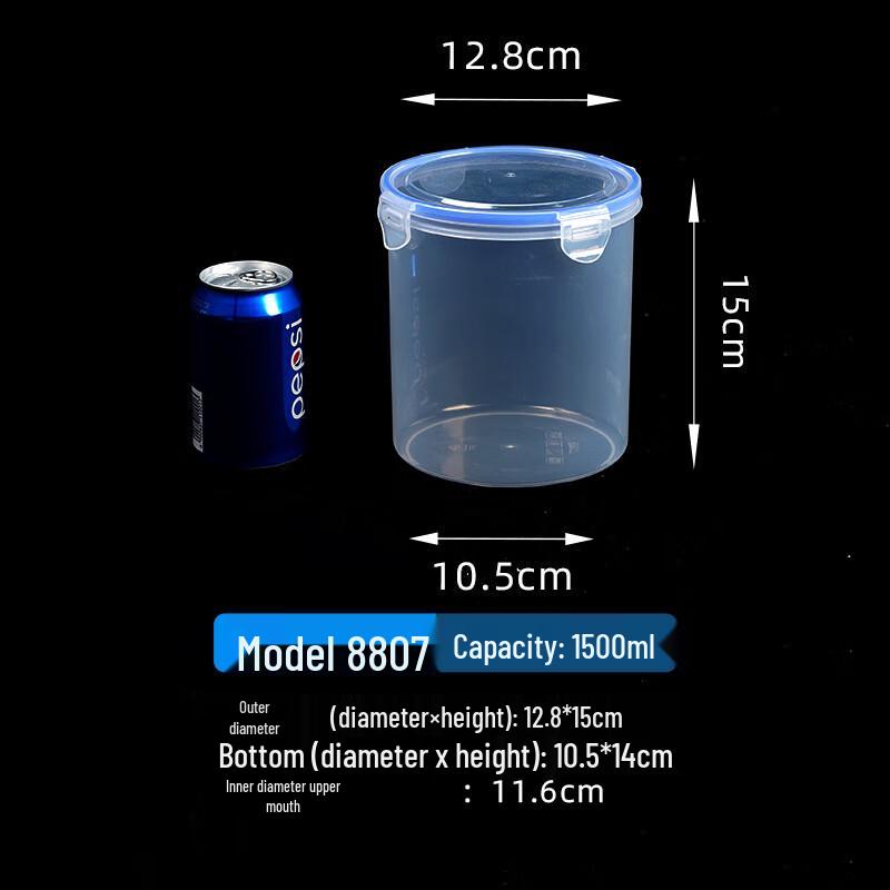Huimeile Round Plastic Food Storage Container