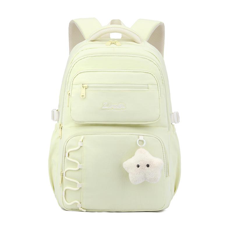 New Junior High School Student Backpack Korean Version Ins Little Fresh Girl Backpack University Leisure Backpack High School Student зелёный