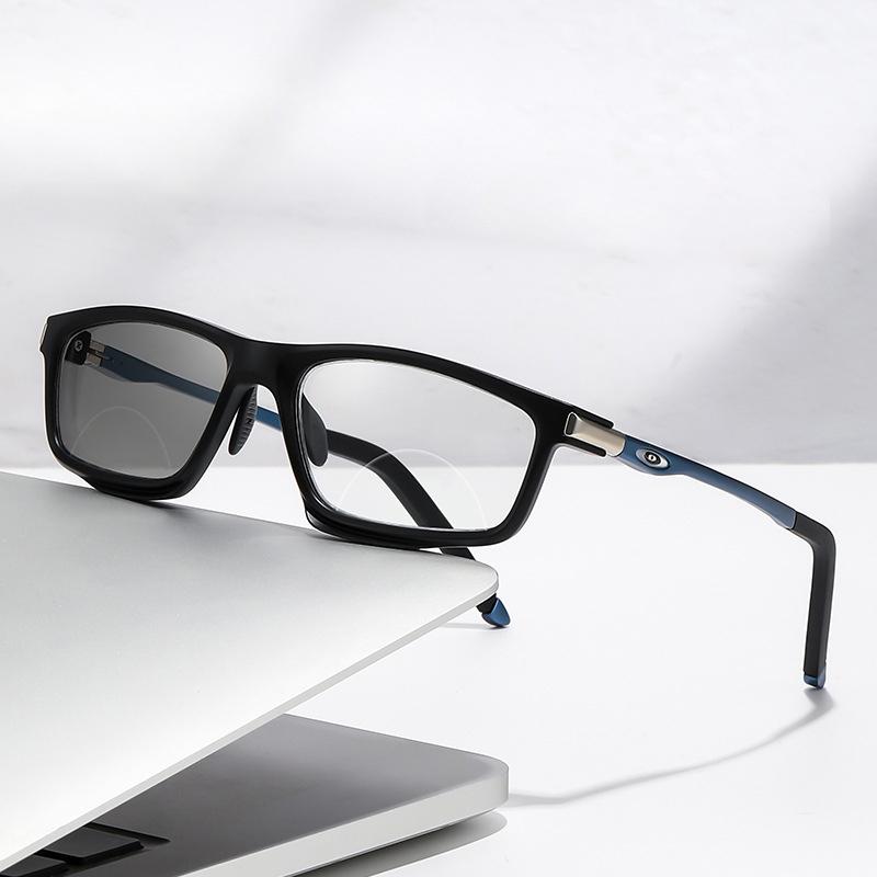 Sport style pochromic TR90 aluminum-magnesium model anti-blue light outdoor sports accessory 813-1