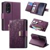 For Samsung Galaxy Z Fold 8 Wide 5G Case Luxury Leather Zipper Flip Wallet Card Slot Bracket Shockproof Back Cover Accessories